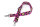 Leo Jacquard Taschengurt | "Animal Print" Pink, Schwarz | verstellbar