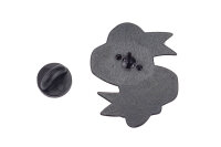Emaille Pin "SKATE OR DIE" | Skateboard | Blau Weiß Gelb | Anstecker