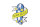 Emaille Pin "SKATE OR DIE" | Skateboard | Blau Weiß Gelb | Anstecker