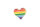 Emaille Pin buntes Regenbogen-Herz | Rainbow Anstecker