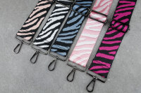 Zebra Design | Jacquard Taschenriemen | Schwarz,...