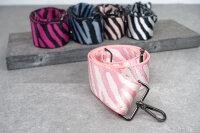 Zebra Design | Jacquard Taschenriemen | Rosa Weiß |...