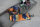 Glitzer Taschengurt | Camouflage Gold Orange Blau | 5 cm Breite