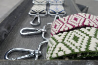 Verstellbarer Taschenriemen mit Boho-Rautenmuster | Beere...