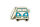 Emaille Pin Surfer Bulli | Camping Anstecker | Van mit Surfbrett
