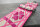 Breiter Taschengurt Glücksklee PINK | Bunter Taschenriemen mit Karabiner