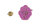 Emaille-Pin "Is it Friday yet?" Sprechblase Pink & Gold | Anstecker