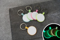 Silikon-Hundemarke RUND mit Name & Telefonnummer |...