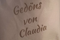 Filztasche mit herausnehmbarer Innentasche | 22L | 49 x 39 x 13,5 | Polyester | optinonale Gravur | Pferd Herz Name