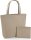 Filztasche mit herausnehmbarer Innentasche | 22L | 49 x 39 x 13,5 | Polyester | inkl. Gravur