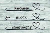 Schneidebrett | Herz und Name | rechteckig mit 2 abgerundeten Ecken | mit Gravur | 30 x 20 x 1,9 cm | individualiserbar | personalisiert