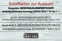 Schneidebrett | Herz und Name | rechteckig mit 2 abgerundeten Ecken | mit Gravur | 30 x 20 x 1,9 cm | individualiserbar | personalisiert