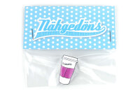 Pin Kaffeebecher "Princess" | Pink Weiß