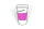 Pin Kaffeebecher "Princess" | Pink Weiß
