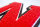 Frottee Buchstabe | Rot, Weiß, Schwarz | 9,5 cm hoch | Aufnäher Patch