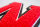 Frottee Aufnäher Zahl 0-9 | Rot, Weiß, Schwarz | 9,5 cm hoch | Varsity Number