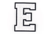 Frottee Buchstabe A-Z | Weiß, Schwarz | 9,5 cm hoch...
