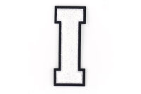 Frottee Buchstabe A-Z | Weiß, Schwarz | 9,5 cm hoch...