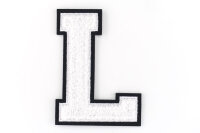 Frottee Buchstabe A-Z | Weiß, Schwarz | 9,5 cm hoch...