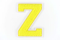 Frottee Aufnäher Buchstabe A-Z | Gelb, Weiß |...