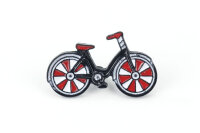 Pin Fahrrad | Rot Weiß Schwarz
