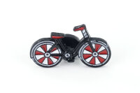 Pin Fahrrad | Rot Weiß Schwarz