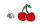 Pin Rote Kirschen | Cherry | Rot