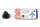 Pin Flugticket | Boarding Pass "Adventure awaits" | Rosa Weiß
