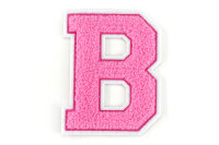 Frottee Buchstaben Aufnäher A-Z | Rosa, Pink,...