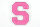 Frottee Buchstaben Aufnäher A-Z | Rosa, Pink, Weiß | 9,5 cm hoch | Varsity Letter S