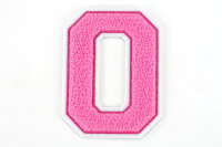 Frottee Aufnäher Zahl 0-9 | Rosa, Pink, Weiß |...