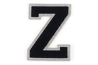 Frottee Aufnäher Buchstabe A-Z | Schwarz,...