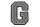 Frottee Buchstabe Aufnäher A-Z | Grau, Weiß, Schwarz | 9,5 cm hoch | Varsity Letter G