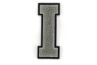 Frottee Buchstabe Aufnäher A-Z | Grau, Weiß,...
