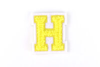 Buchstaben Aufnäher klein 4,2 cm hoch | Gelb,...