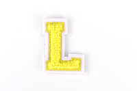 Buchstaben Aufnäher klein 4,2 cm hoch | Gelb,...