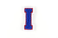 Kleine Frottee-Aufnäher | Buchstabe 4,2 cm hoch |...