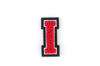Kleiner Buchstaben Aufnäher 4,2 cm hoch | Rot,...