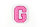 Kleiner Buchstaben Aufnäher 4,2 cm hoch | Frottee Rosa, Pink, Weiß | G