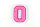 Kleiner Buchstaben Aufnäher 4,2 cm hoch | Frottee Rosa, Pink, Weiß | O