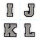 Kleiner Aufnäher Buchstabe 4,2 cm hoch | Grau, Weiß, Schwarz | Frottee |