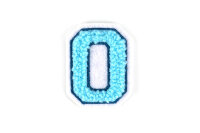 Kleiner Buchstaben Aufnäher 4,2 cm hoch | Frottee...