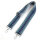 Jacquard-gewebter Taschengurt | Blau bunt gestreift | verstellbar