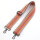 Jacquard-gewebter Taschengurt | Orange bunt gestreift | verstellbar